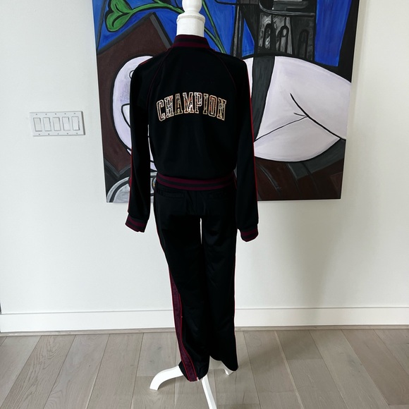 Champion Women’s Block Floral Logo Tracksuit Jacket and Pants size S-XS - Picture 8 of 16